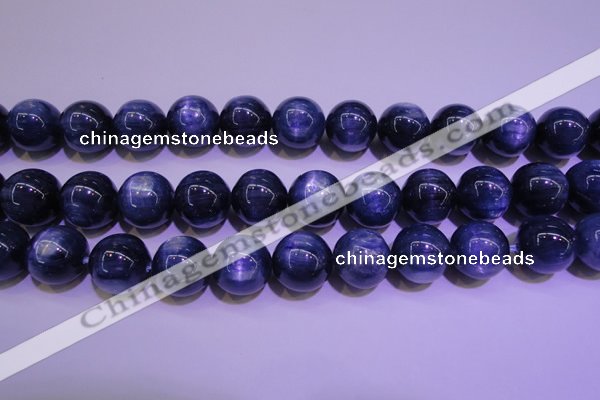 CKC428 15.5 inches 14mm round AAA grade natural blue kyanite beads