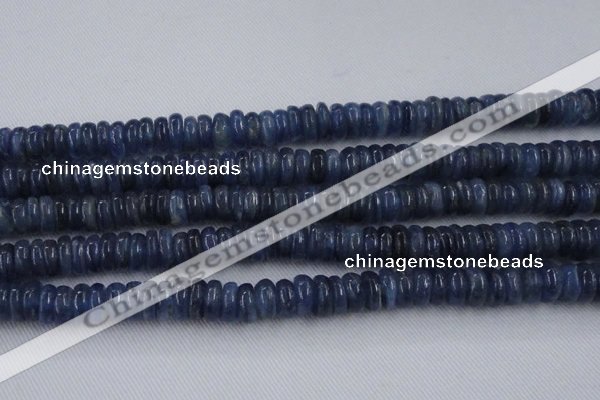 CKC504 15.5 inches 4*12mm rondelle natural Brazilian kyanite beads