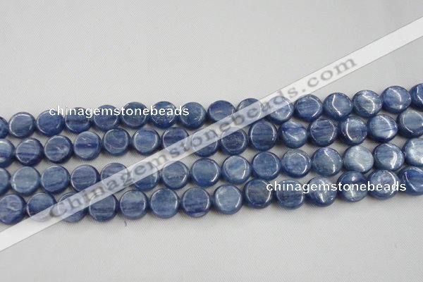 CKC510 15.5 inches 6mm flat round natural Brazilian kyanite beads
