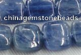 CKC525 15.5 inches 16mm square natural Brazilian kyanite beads