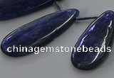 CKC542 Top drilled 15*25mm flat teardrop natural kyanite beads