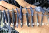 CKC547 Top drilled 10*16mm - 12*50mm sticks kyanite beads