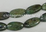 CKC58 15.5 inches 8*14mm oval natural green kyanite beads wholesale