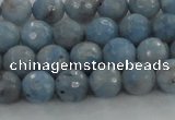 CKC702 15.5 inches 8mm faceted round imitation blue kyanite beads