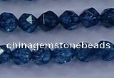 CKC711 15.5 inches 6mm faceted nuggets imitation kyanite beads