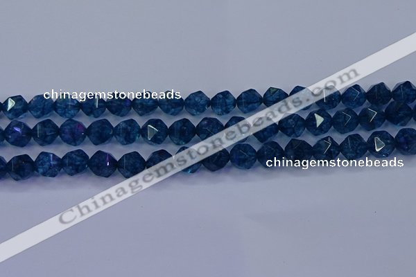 CKC713 15.5 inches 10mm faceted nuggets imitation kyanite beads