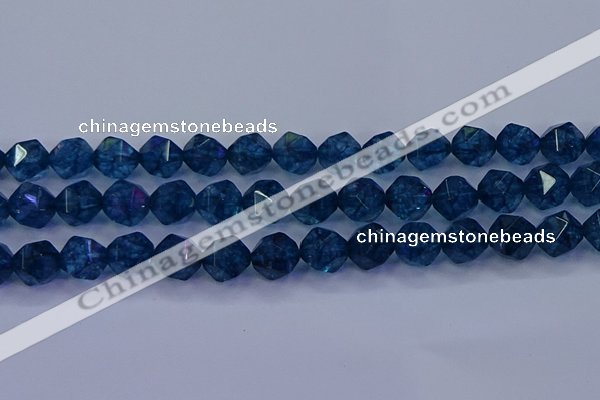 CKC715 15.5 inches 14mm faceted nuggets imitation kyanite beads