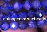 CKC732 15.5 inches 6mm faceted round kyanite gemstone beads