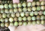 CKC763 15.5 inches 10mm round natural green kyanite beads