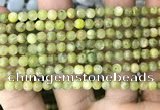 CKC765 15.5 inches 4mm round natural green kyanite beads