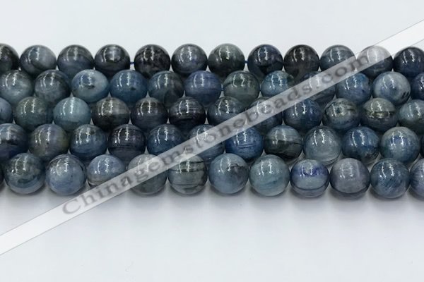 CKC772 15.5 inches 10mm round blue kyanite beads wholesale
