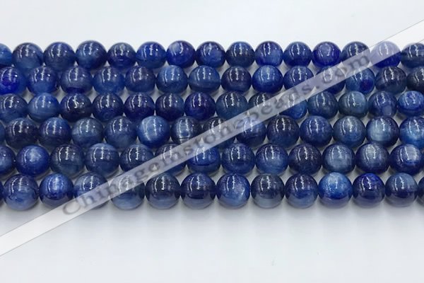 CKC779 15.5 inches 8mm round blue kyanite beads wholesale