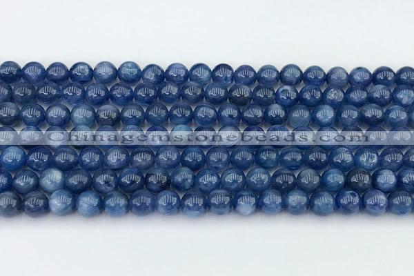 CKC793 15 inches 6mm round blue kyanite beads wholesale