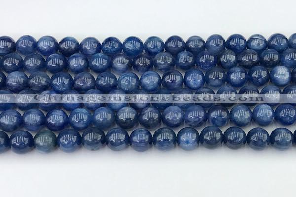 CKC794 15 inches 8mm round blue kyanite beads wholesale