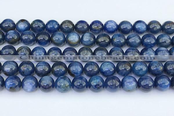 CKC802 15 inches 10mm round blue kyanite beads