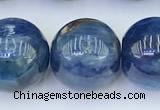 CKC803 15 inches 12mm round blue kyanite beads