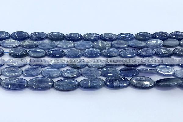CKC817 15 inches 8*12mm - 9*15mm oval blue kyanite beads