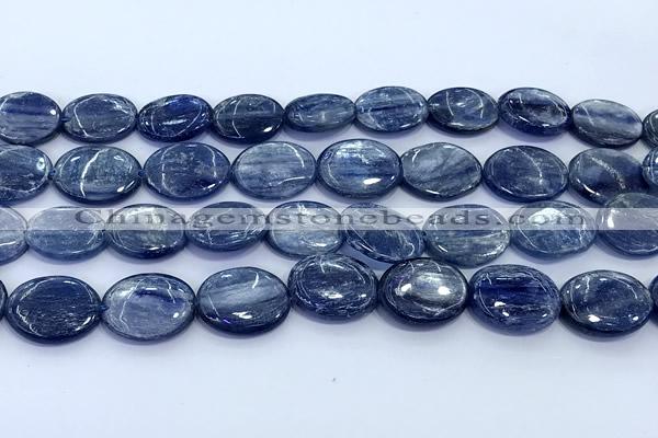 CKC829 15 inches 13*18mm - 15*20mm oval blue kyanite beads