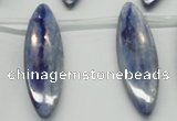 CKC83 Top drilled 13*40mm marquise natural kyanite gemstone beads