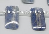 CKC85 Top drilled 13*25mm rectangle natural kyanite gemstone beads