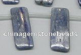 CKC86 Top drilled 12*30mm rectangle natural kyanite gemstone beads