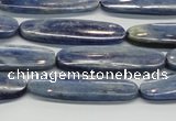 CKC94 15.5 inches 10*35mm oval natural kyanite gemstone beads