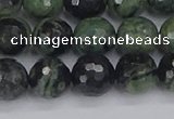 CKJ312 15.5 inches 8mm faceted round kambaba jasper beads