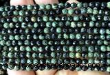 CKJ333 15 inches 4mm faceted round kambaba jasper beads wholesale
