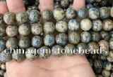 CKJ404 15.5 inches 12mm round k2 jasper beads wholesale