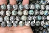 CKJ411 15.5 inches 12mm round k2 jasper beads wholesale