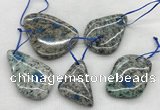 CKJ430 25*35mm - 40*55mm freeform k2 jasper slab pendants