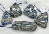 CKJ431 25*35mm - 40*55mm freeform k2 jasper slab pendants