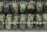 CKJ435 15.5 inches 5*8mm - 5*9mm rondelle natural k2 jasper beads