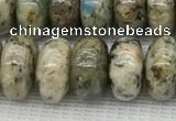 CKJ439 15.5 inches 5*10mm - 6*10mm rondelle natural k2 jasper beads