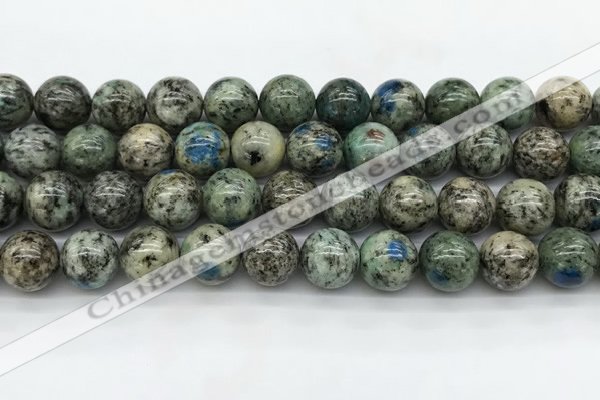 CKJ466 15.5 inches 12mm round natural k2 jasper beads wholesale