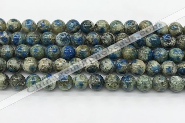 CKJ476 15.5 inches 10mm round natural k2 jasper beads wholesale