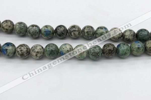 CKJ477 15.5 inches 12mm round natural k2 jasper beads wholesale