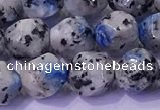 CKJ707 15.5 inches 8mm faceted nuggets imitation k2 jasper beads