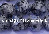 CKJ709 15.5 inches 12mm faceted nuggets imitation k2 jasper beads