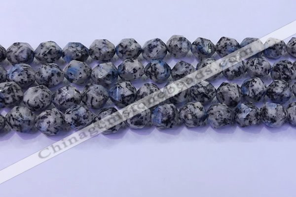 CKJ709 15.5 inches 12mm faceted nuggets imitation k2 jasper beads