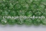 CKQ337 15.5 inches 8mm round dyed crackle quartz beads wholesale