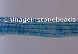 CKQ371 15.5 inches 6mm round dyed crackle quartz beads