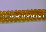 CKQ382 15.5 inches 8mm round dyed crackle quartz beads