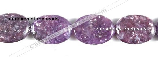 CKU03 15 inches 13*18mm oval purple kunzite beads Wholesale