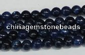 CKU100 15.5 inches 4mm round dyed kunzite beads wholesale