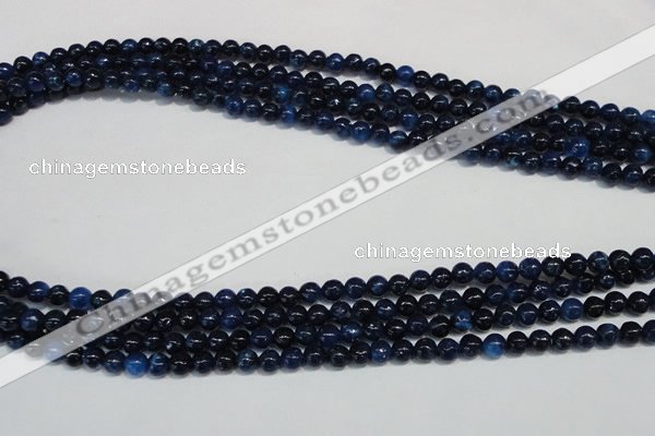 CKU100 15.5 inches 4mm round dyed kunzite beads wholesale