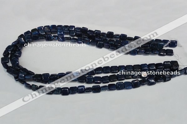 CKU115 15.5 inches 8*8mm square dyed kunzite beads wholesale