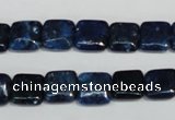 CKU116 15.5 inches 10*10mm square dyed kunzite beads wholesale