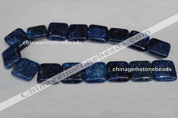 CKU120 15.5 inches 25*25mm square dyed kunzite beads wholesale