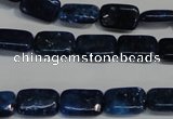 CKU122 15.5 inches 8*12mm rectangle dyed kunzite beads wholesale